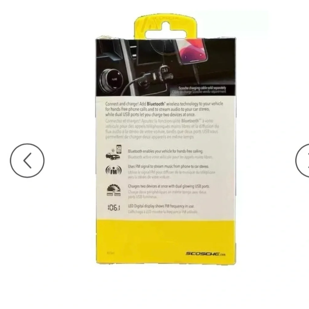 Wireless Hands-Free Car Kit - Black